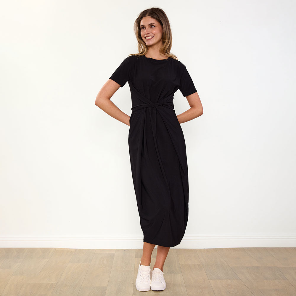 Alana Dress in black – women's dress – view 5
