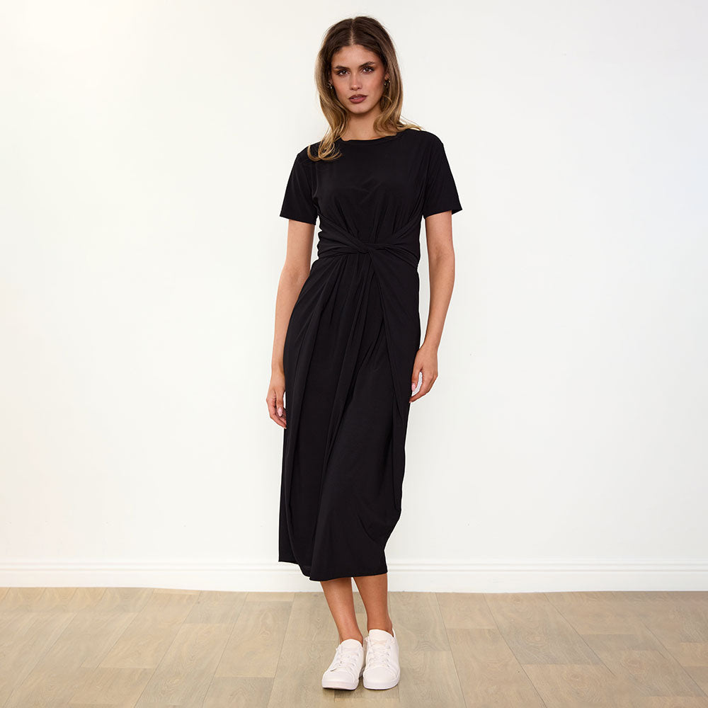 Alana Dress in black – women's dress – view 8