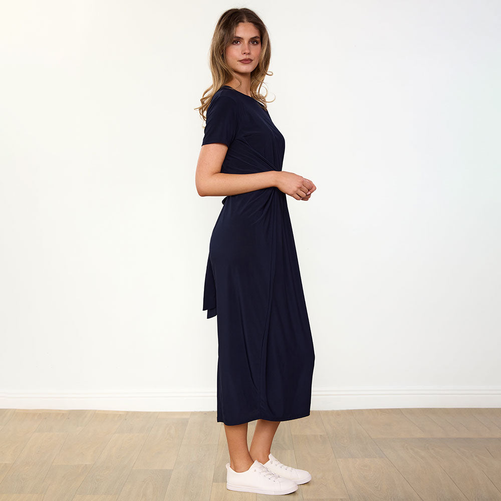 Alana Dress in navy – women's dress – view 11