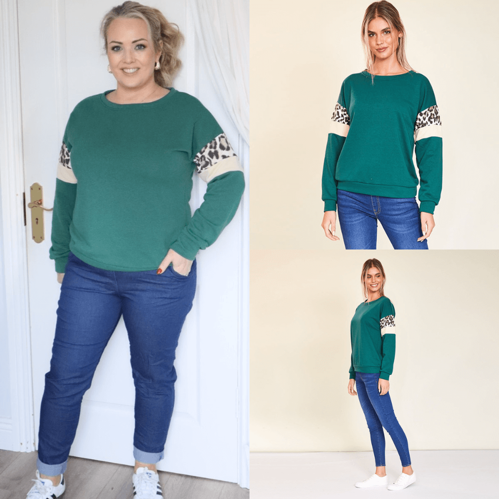 Ally Jumper (Green/Cream) - The Casual Company