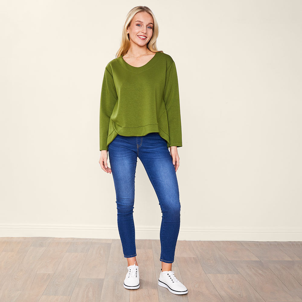 Amber Top (Olive)