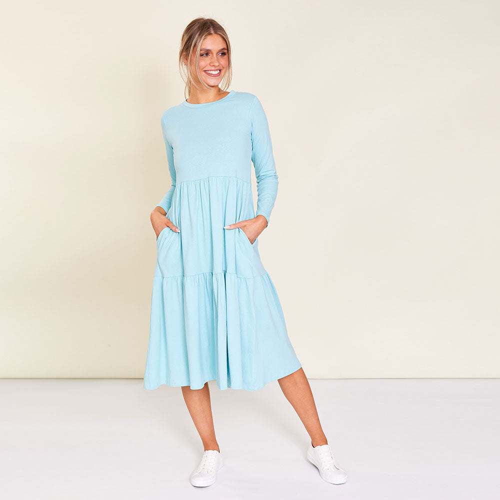 Amber Dress (Aqua)