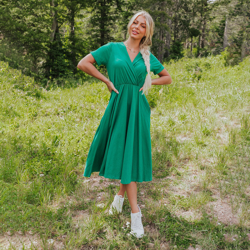 Archie Dress (Green) - The Casual Company