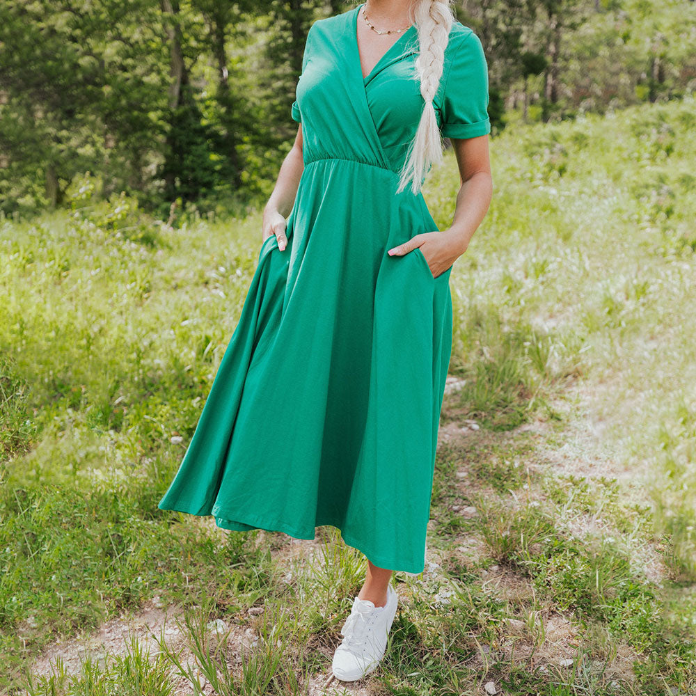 Archie Dress (Green) - The Casual Company