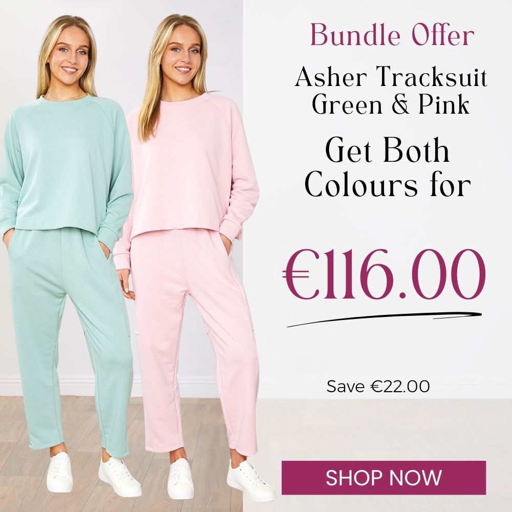 Asher Tracksuit - Green & Pink [2 for €116]