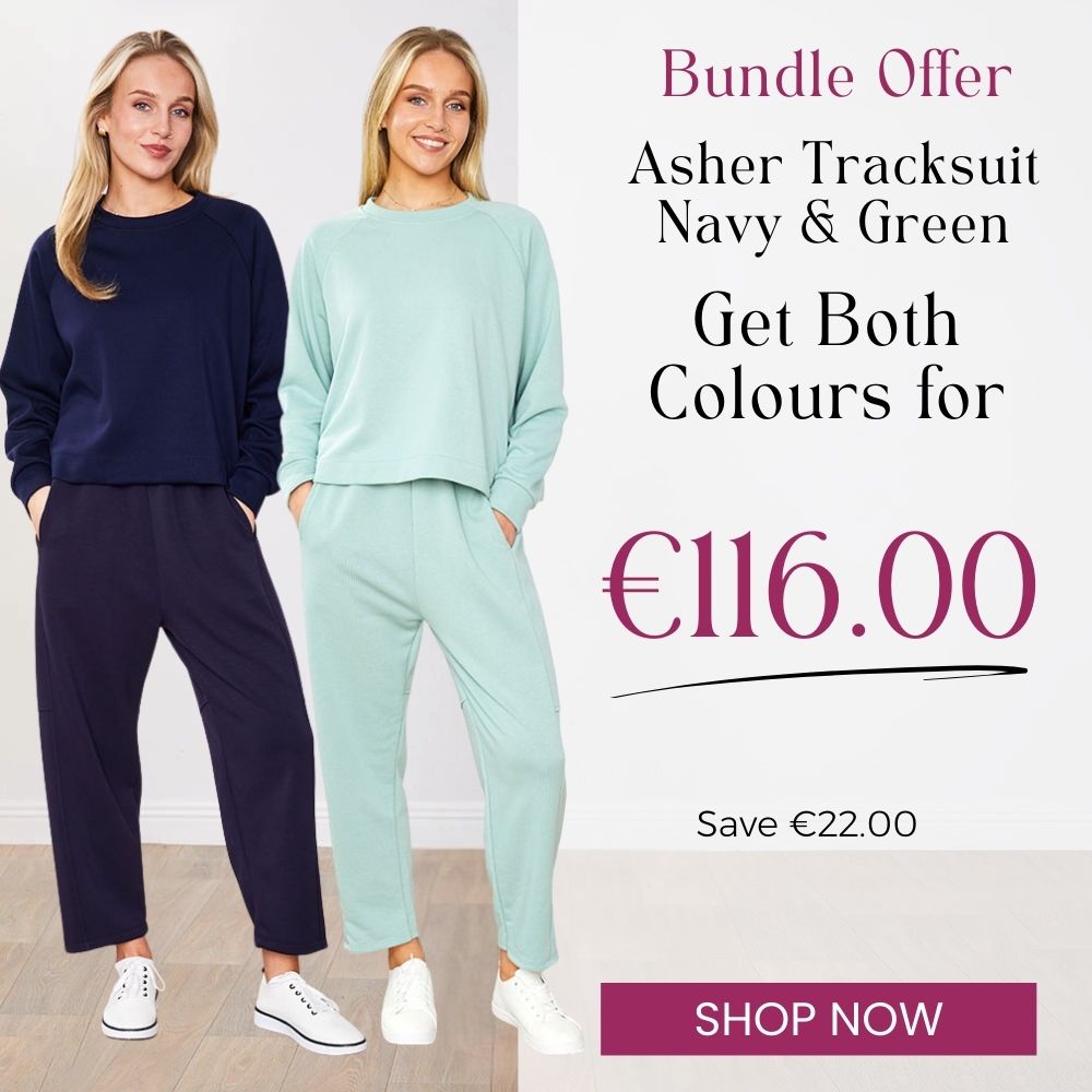Asher Tracksuit - Navy & Green [2 for €116]
