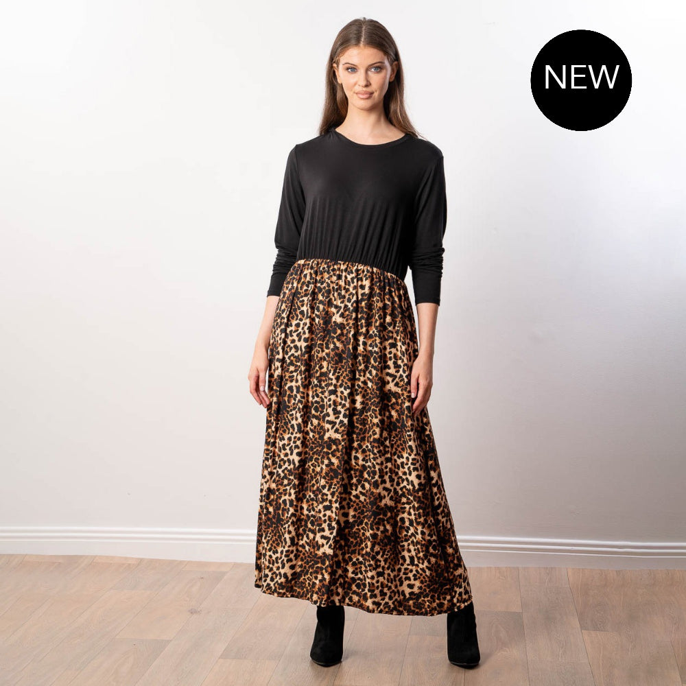 Audrey Dress (Leopard)
