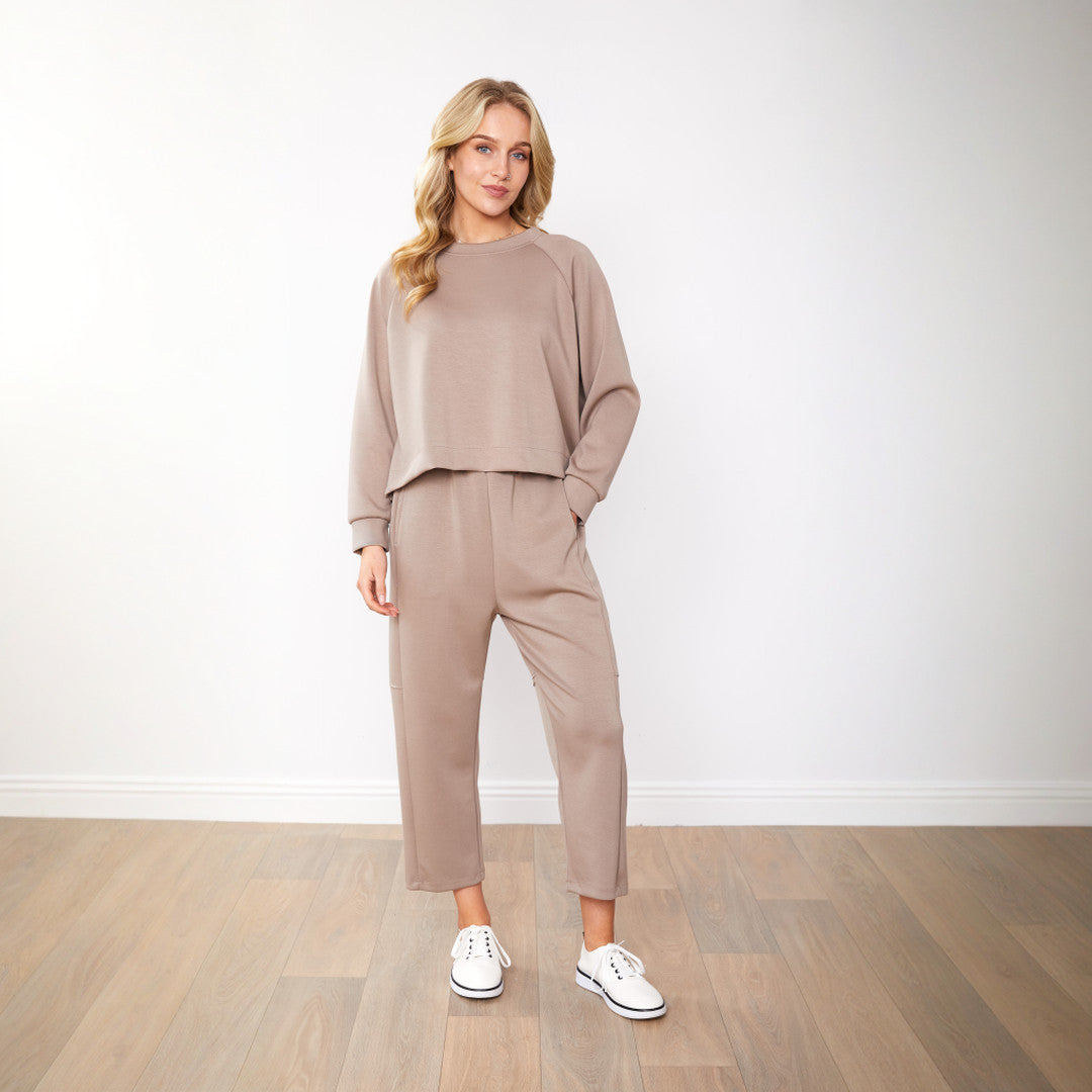 Barry Top & Marley Trousers (Almond)