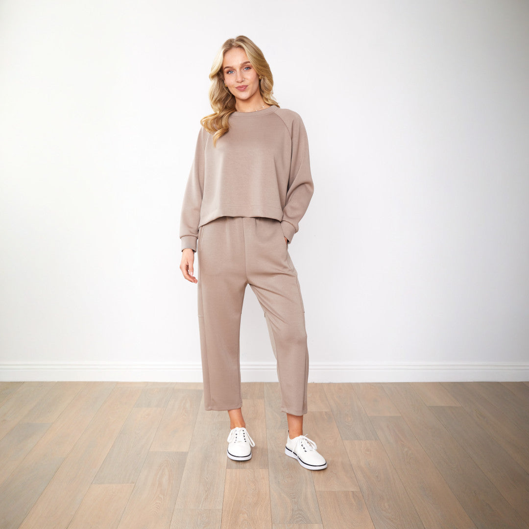 Barry Top & Marley Trousers (Almond)