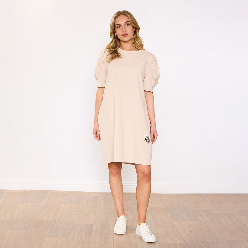 Bella Dress in cream – women's dress – view 4