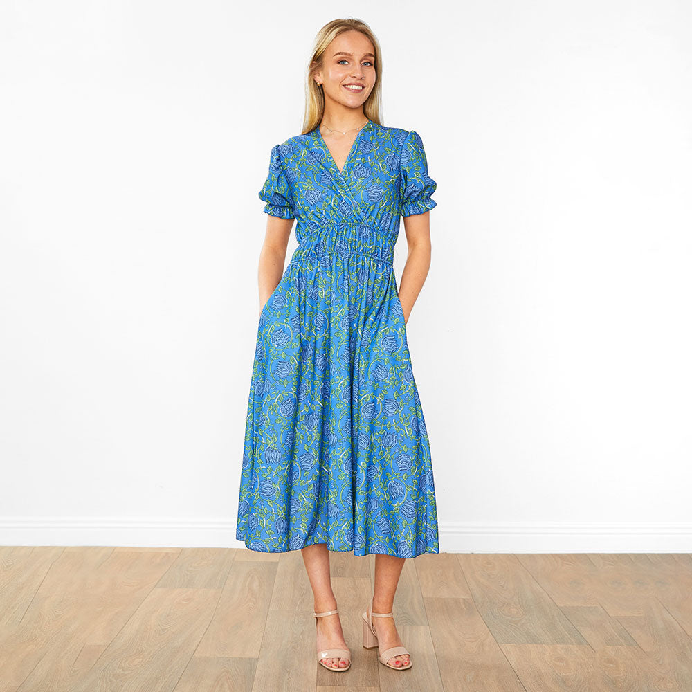 Bonnie dress Green Orchid & Blue Lotus (2 for €90)