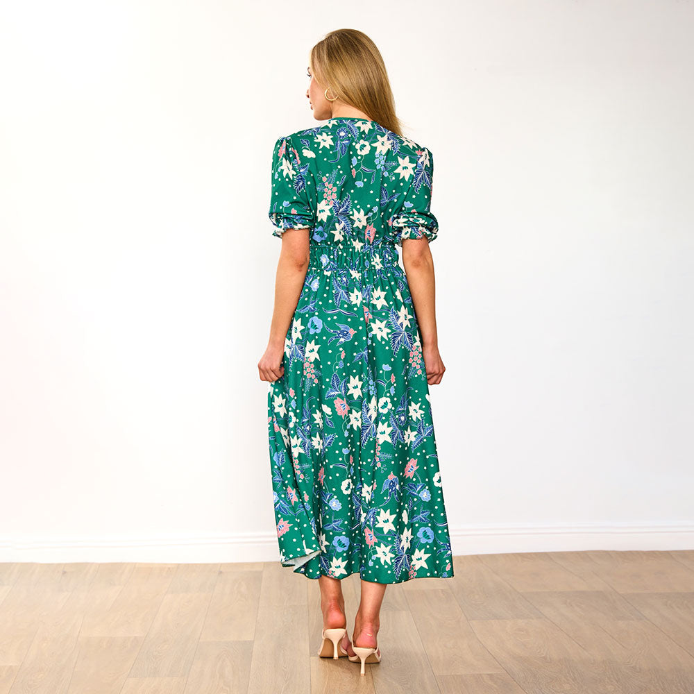 Bonnie Dress (Emerald/Lily)