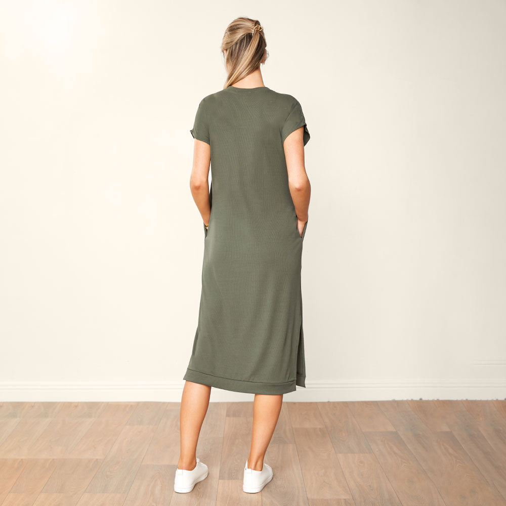 Bree Dress (Khaki)