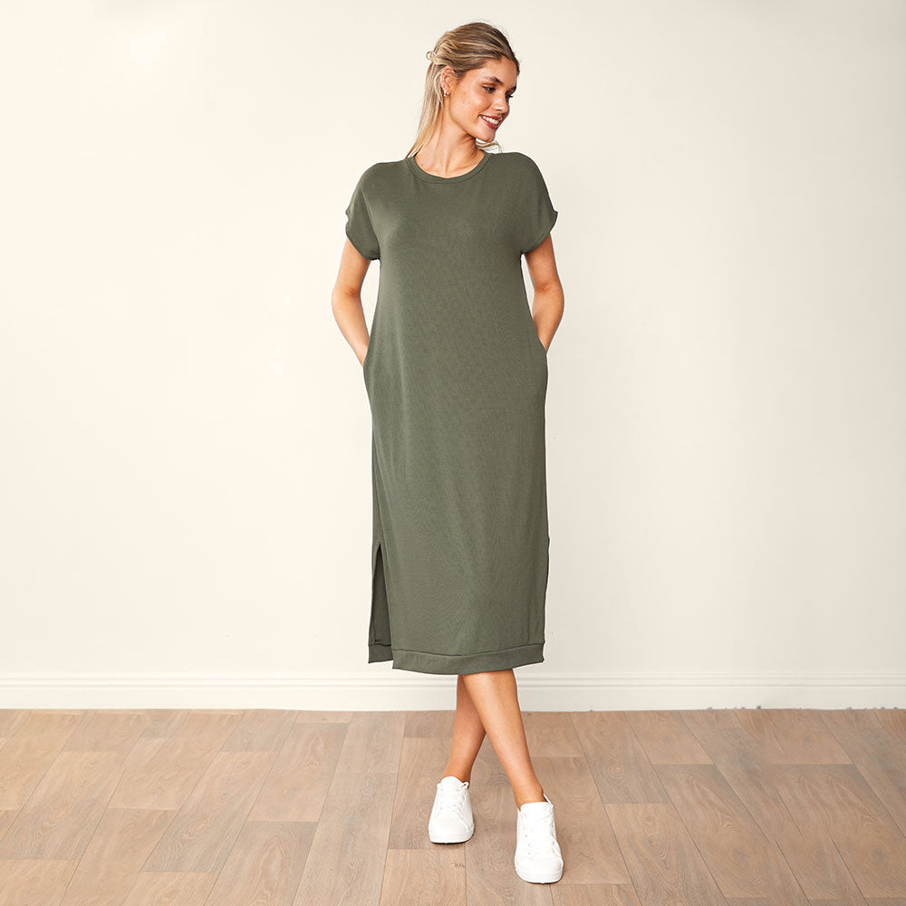 Bree Dress (Khaki)