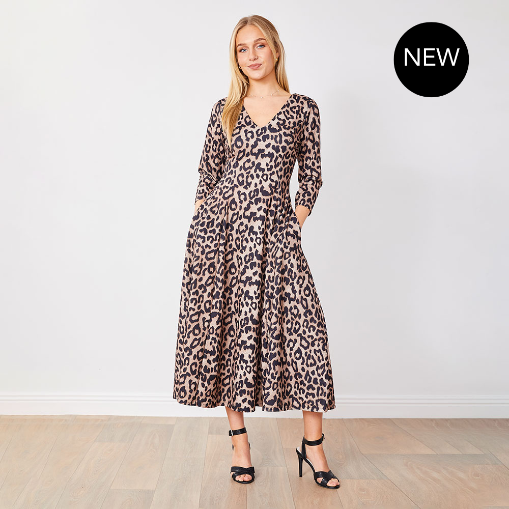 Carter Dress (Leopard)