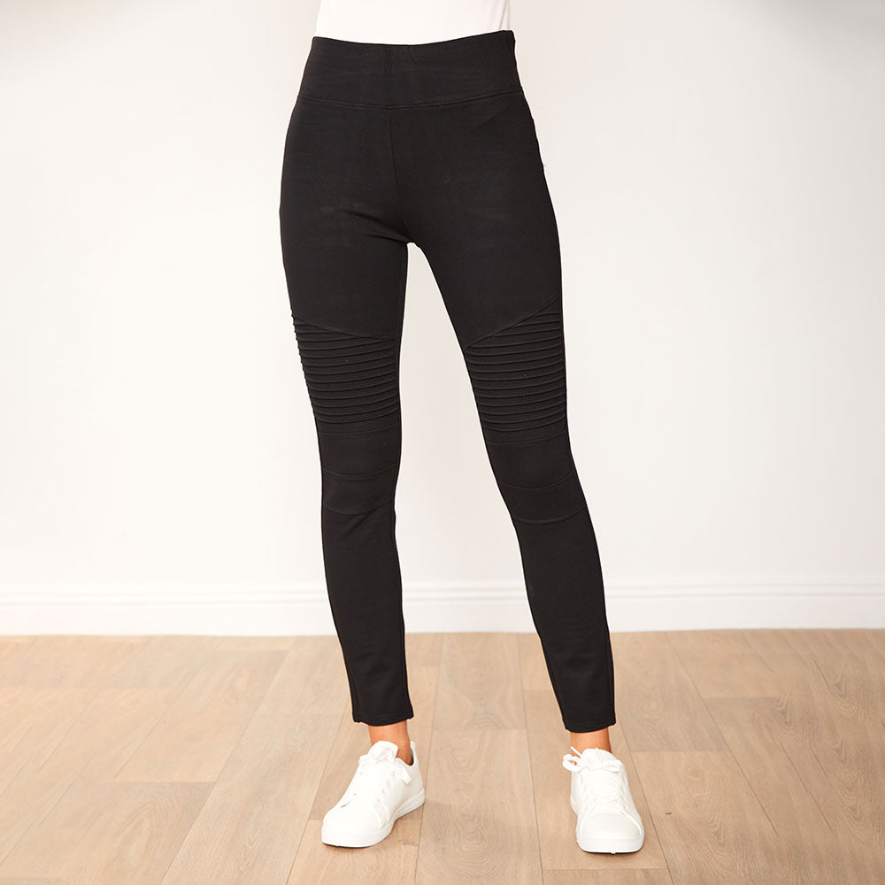 Jade Biker Spandex Legging (Black)