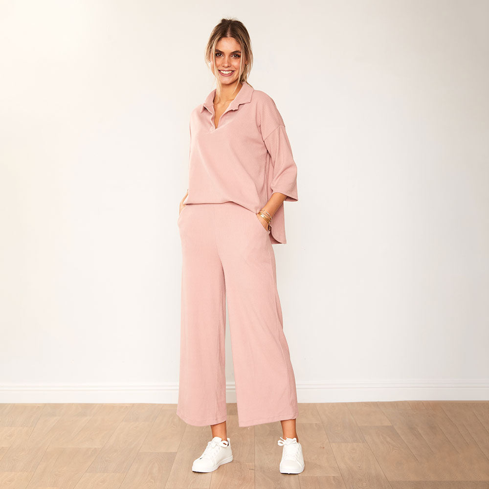 Alice Co-ords Pink & Cream (2 for €102) - The Casual Company