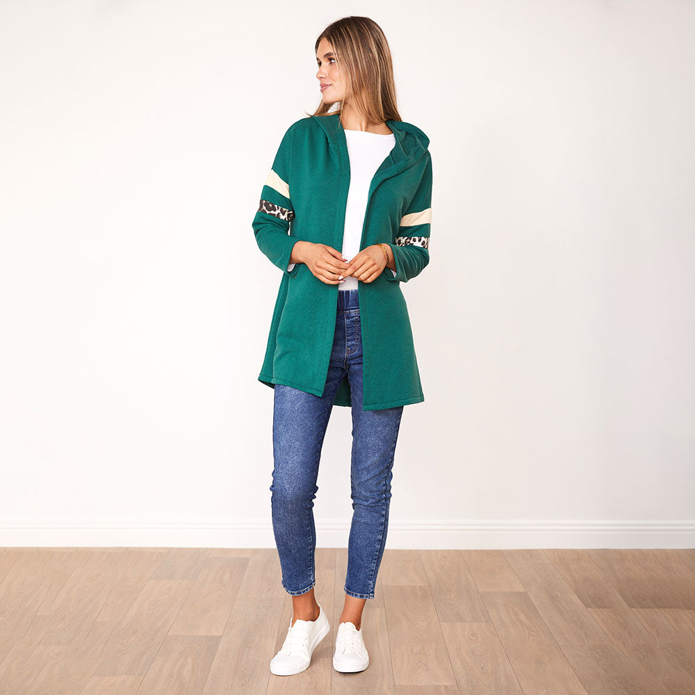 Rosie Hoody (Green/Cream)