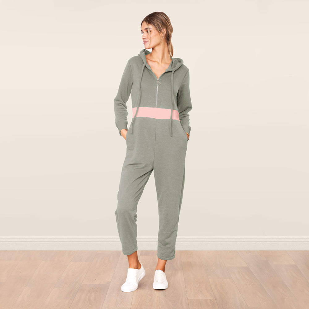 Jackie Jumpsuit (Khaki)