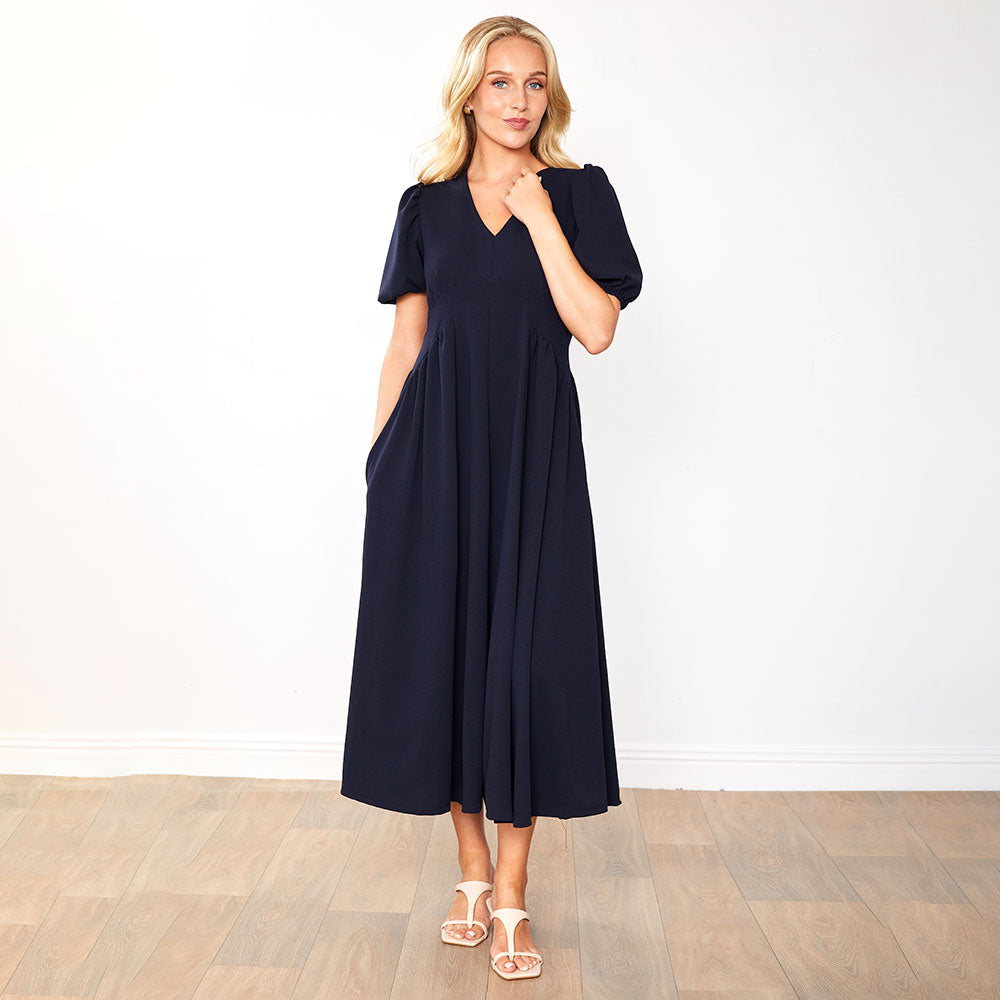 Nicole Dress (Navy)