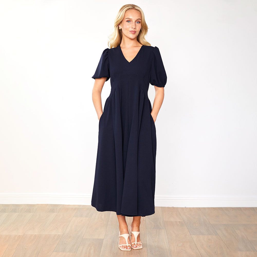 Nicole Dress (Navy)