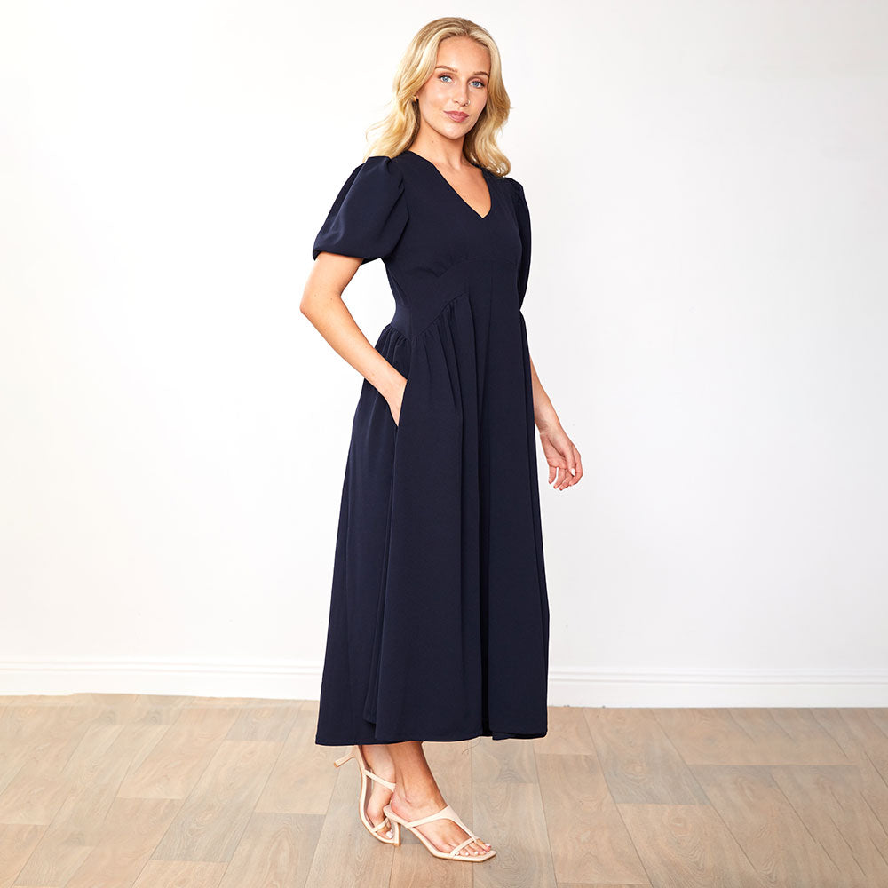 Nicole Dress (Navy)