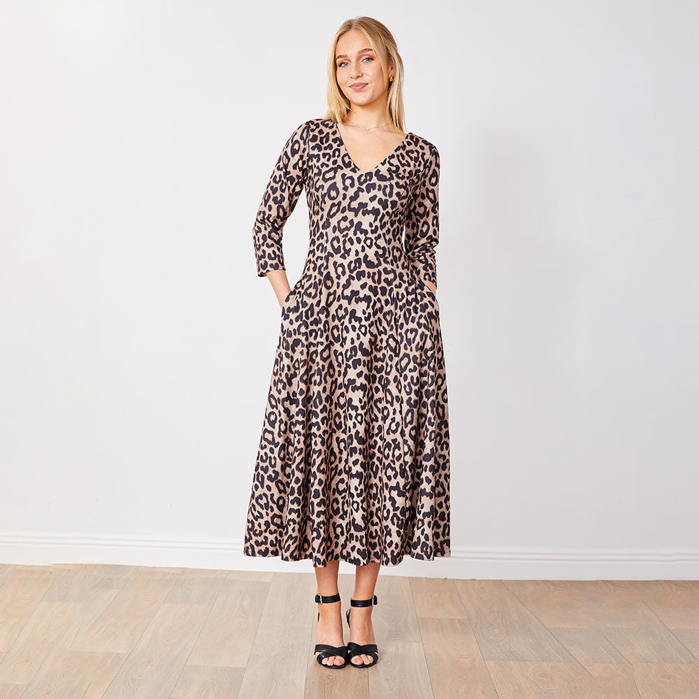 Carter Dress (Leopard)