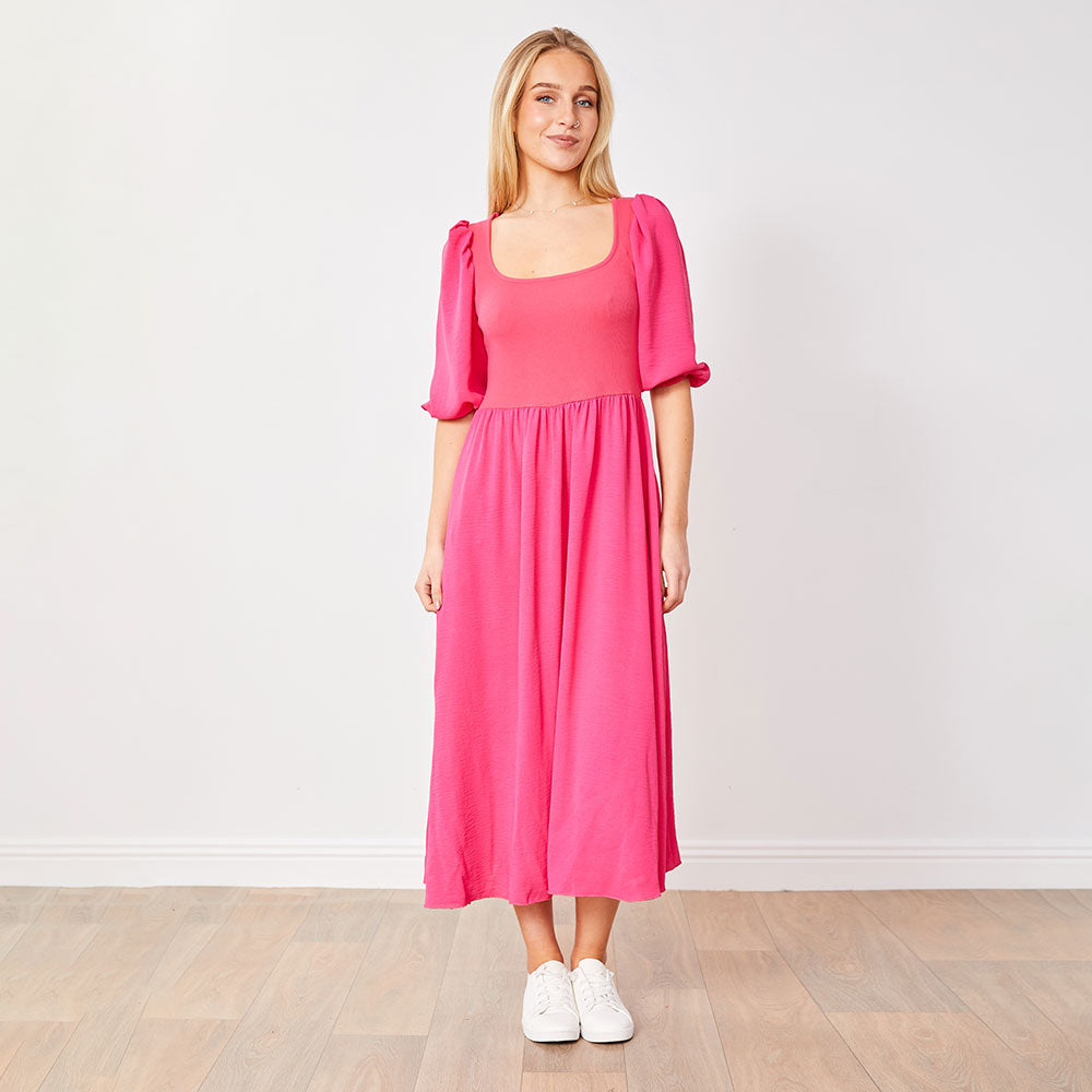 Candice Dress (Fuschia)