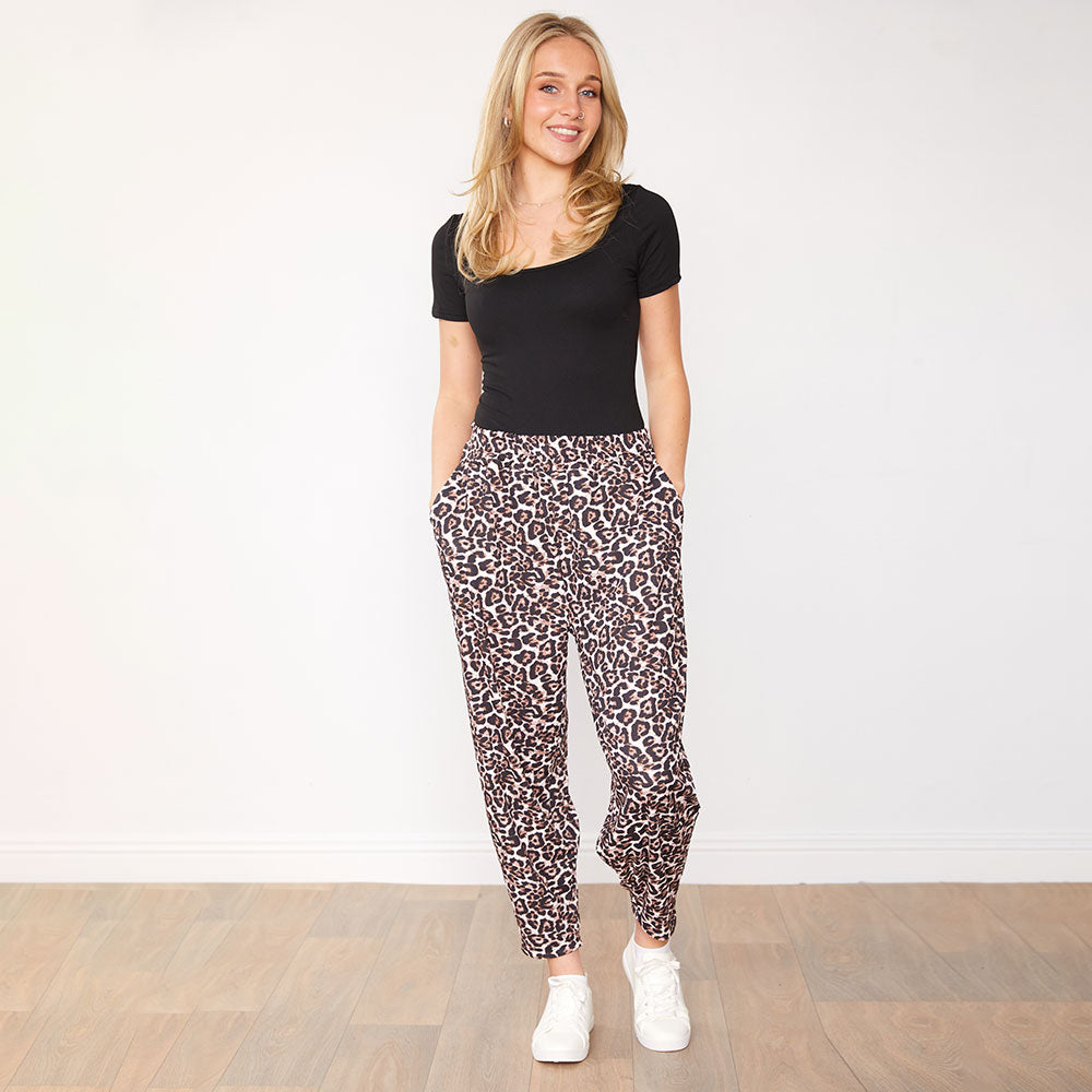 Maya Trousers (Leopard)