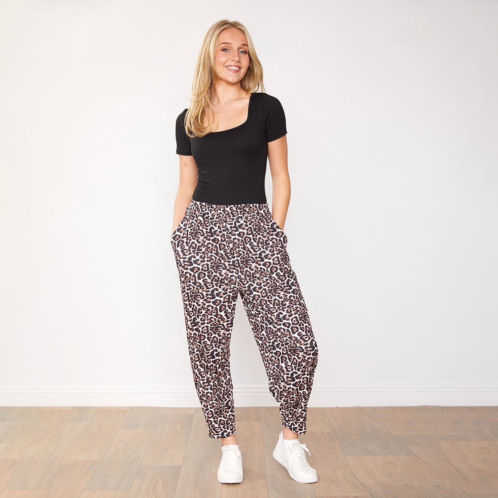 Maya Trousers (Leopard)