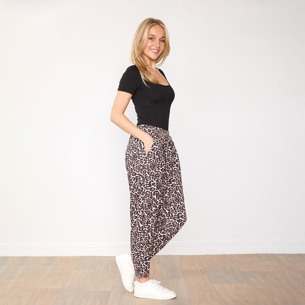 Maya Trousers (Leopard)