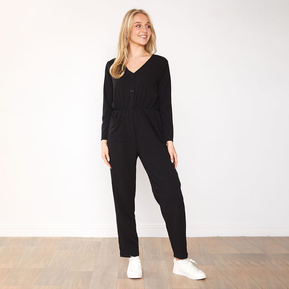 Alma Jumpsuit (Black)