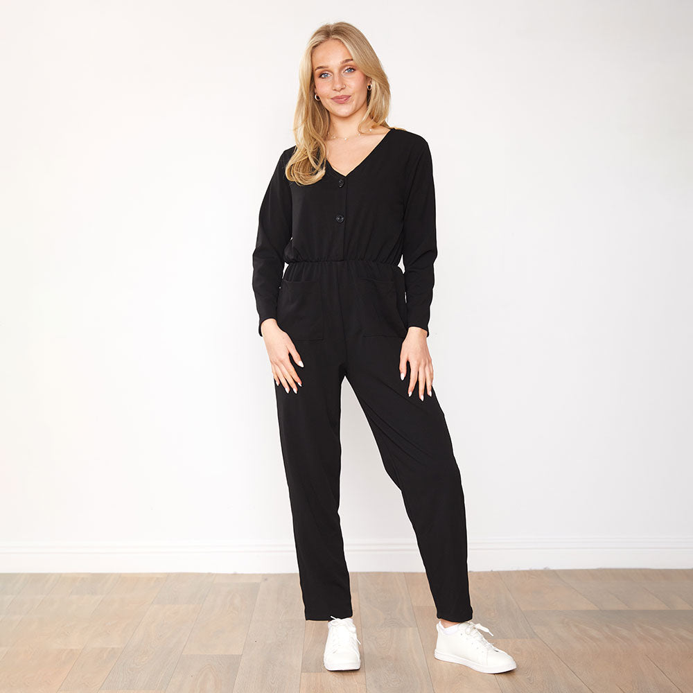 Alma Jumpsuit (Black)