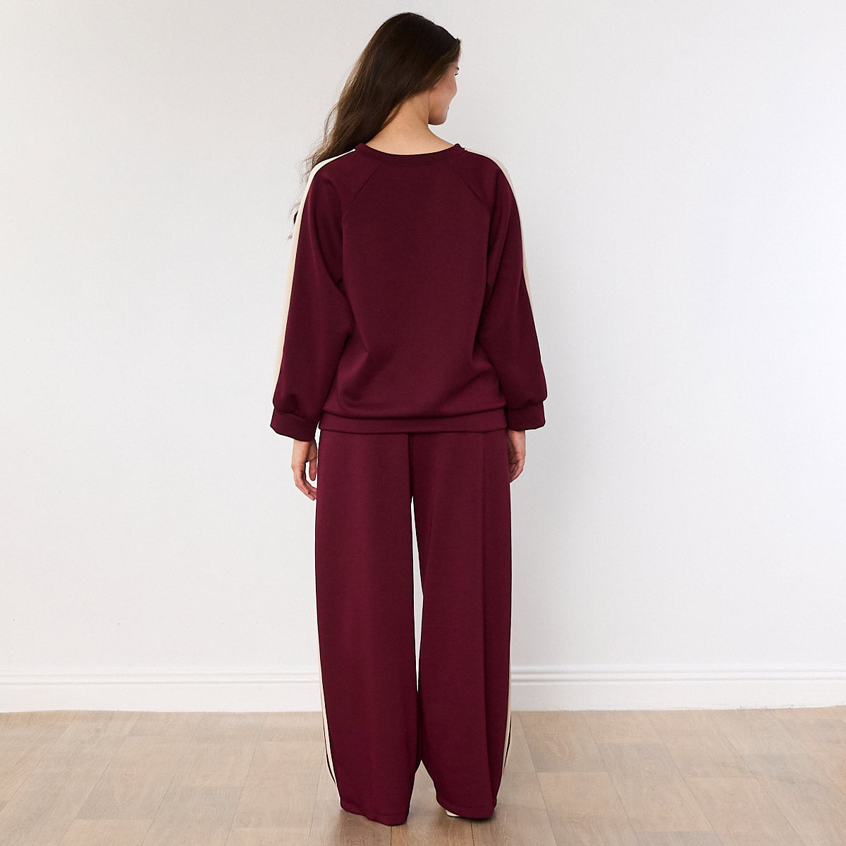 Chelsea Stripe Co-ord (Wine)