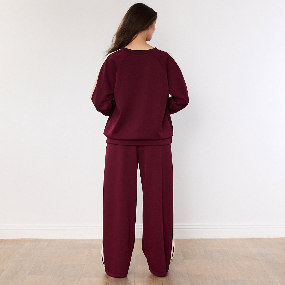 Chelsea Stripe Co-ord (Wine)