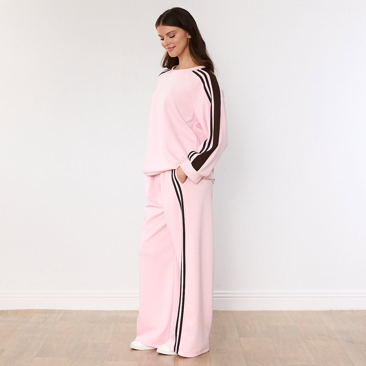 Chelsea Stripe Co-ord (Pink)