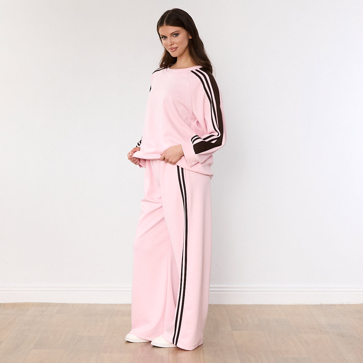 Chelsea Stripe Co-ord (Pink)