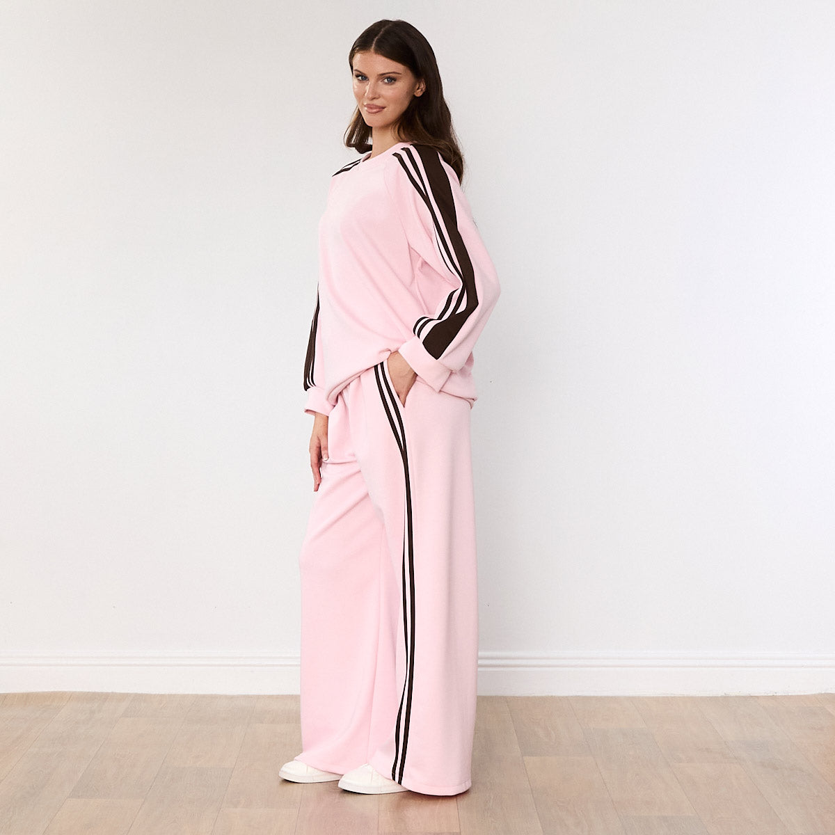 Chelsea Stripe Co-ord (Pink)