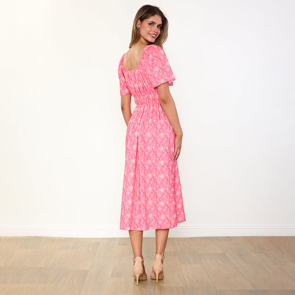 Ciara Dress (Pink Star)