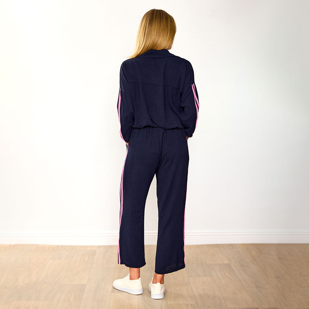 Clara Co-Ord (Black/Cobalt Stripe) & (Navy/Pink Stripe) for €124.00