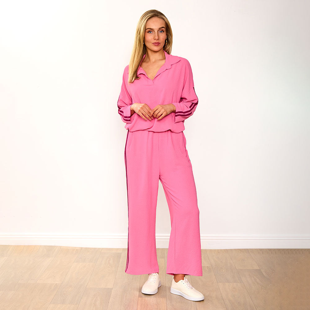 Clara Co-Ord (Pink/Berry)