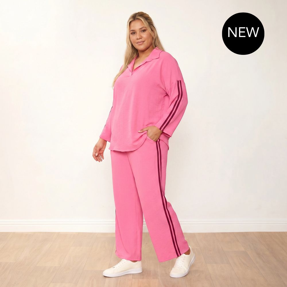 Clara Co-Ord (Pink/Berry)