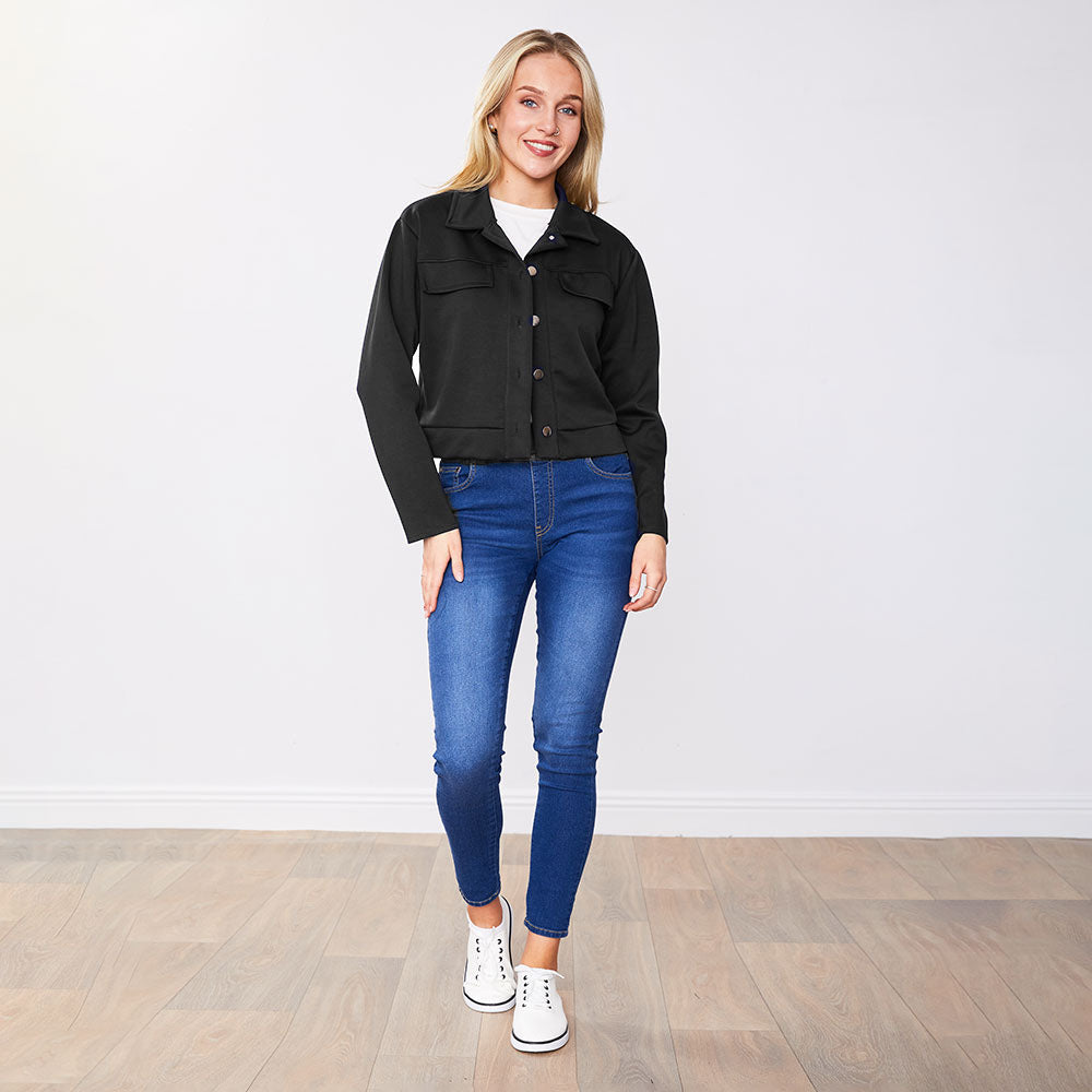 Tessa Trouser (Checkered) & Clifton Jacket (Black) (2 for €68)