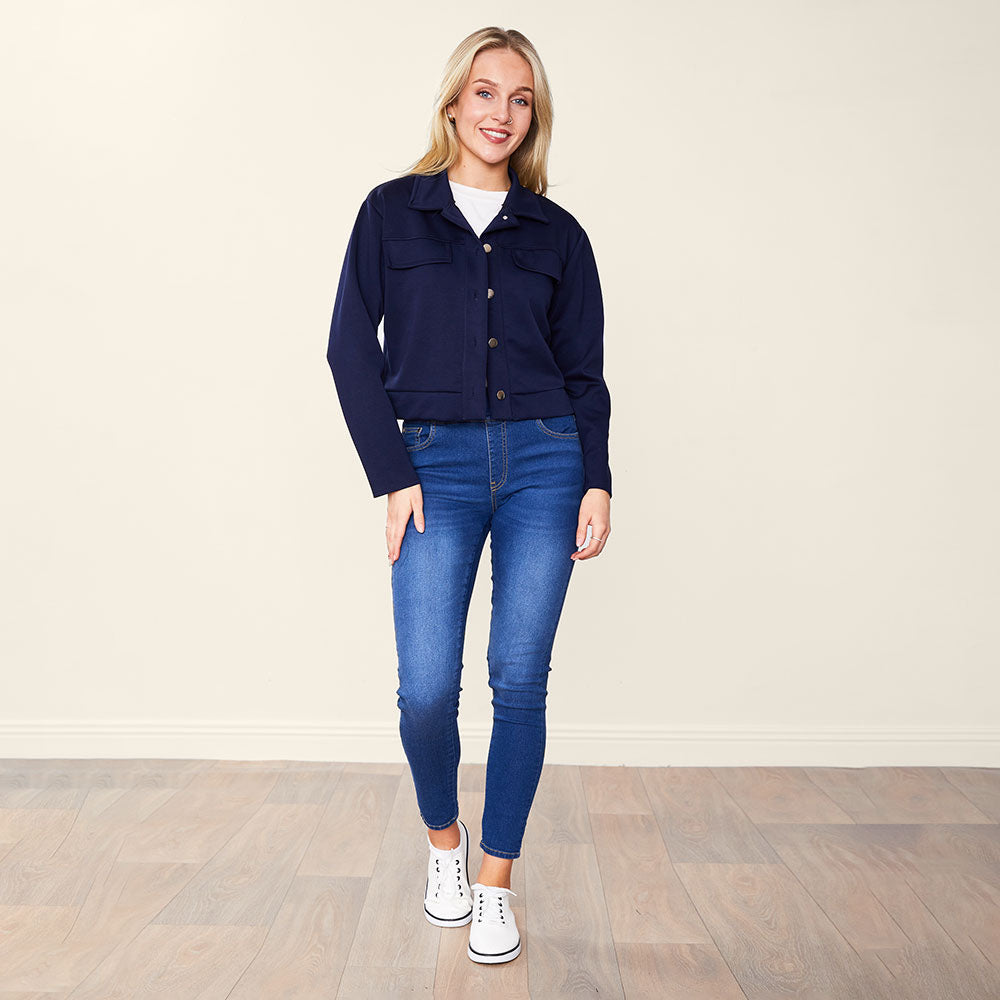 Clifton Jacket (Navy)