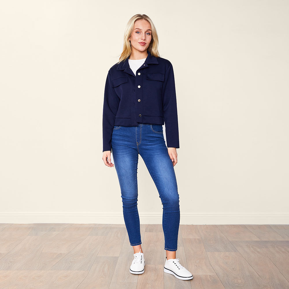 Clifton Jacket (Navy)