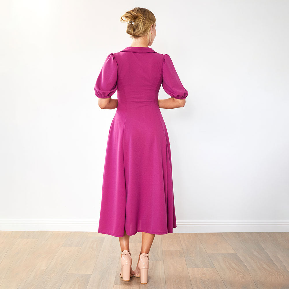 Cora Dress (Berry)