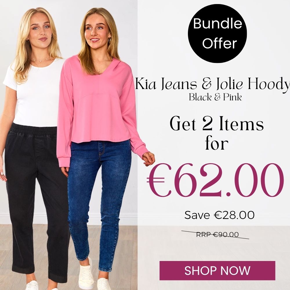 Kia Jeans (Black) & Jolie Hoody (pink) for €62.00