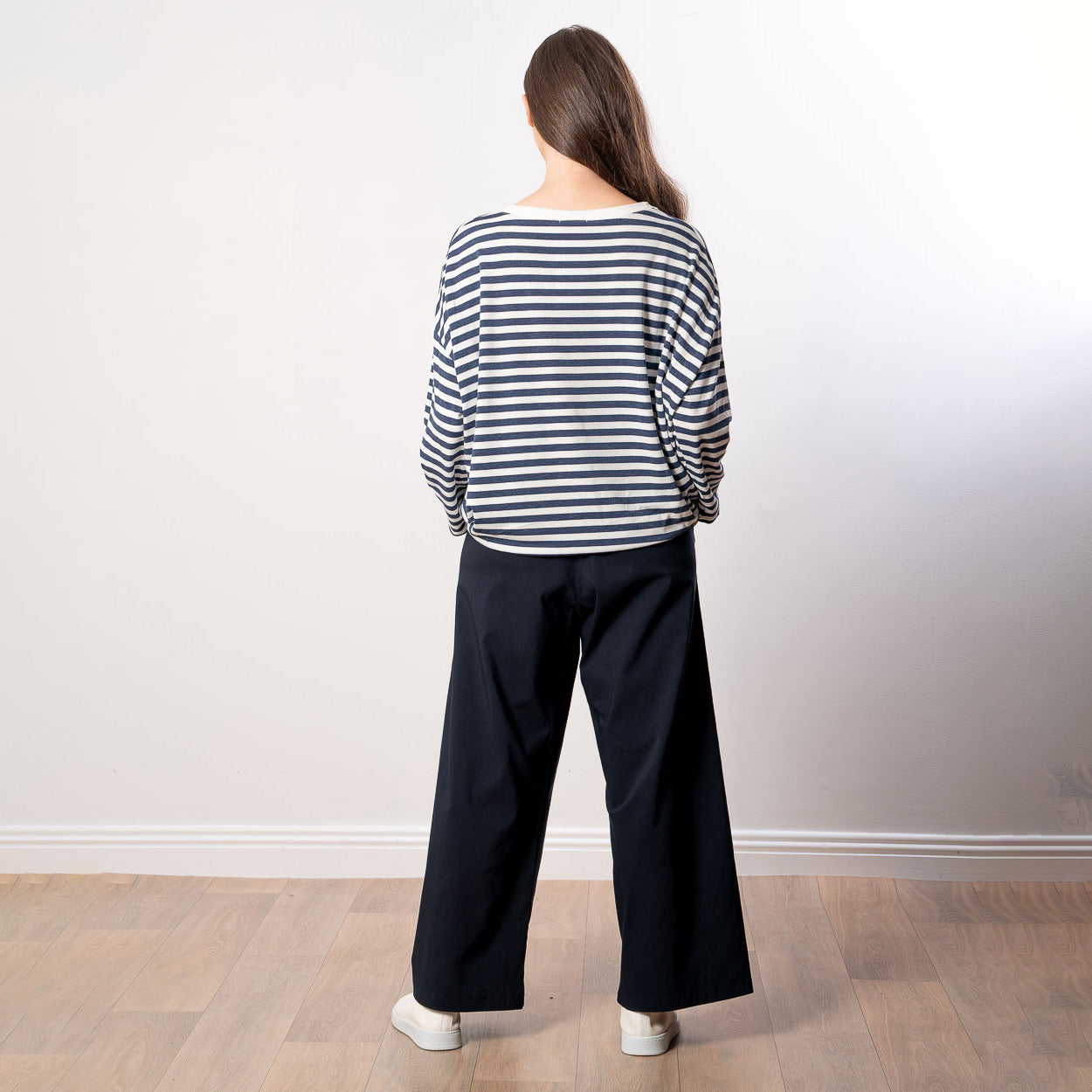 Florence Stripe Top (Navy/White)