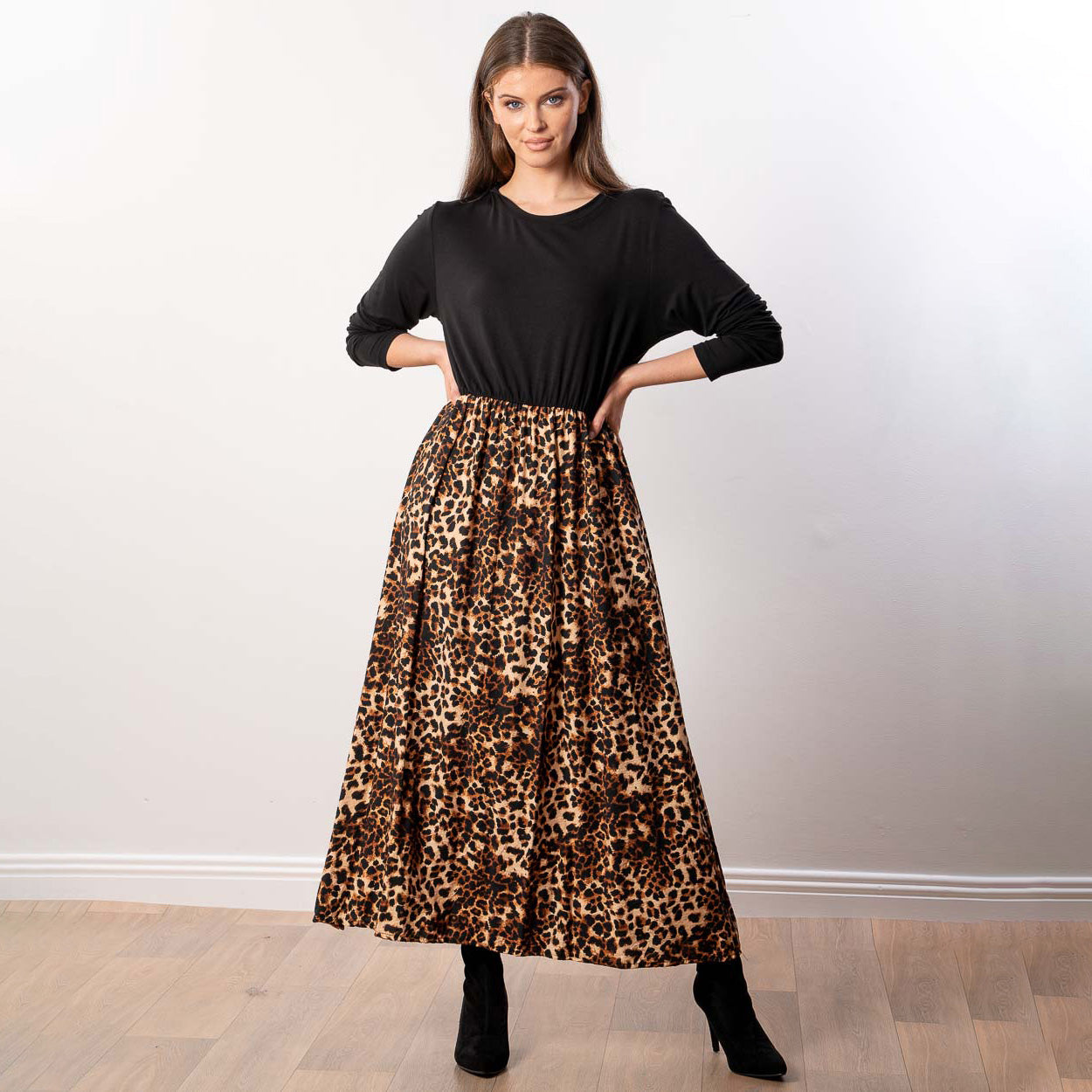 Audrey Dress (Leopard)