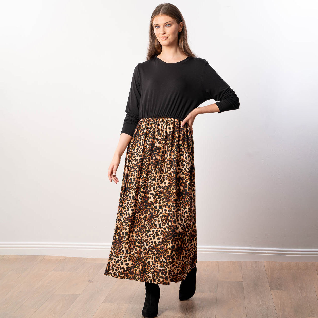 Audrey Dress (Leopard)